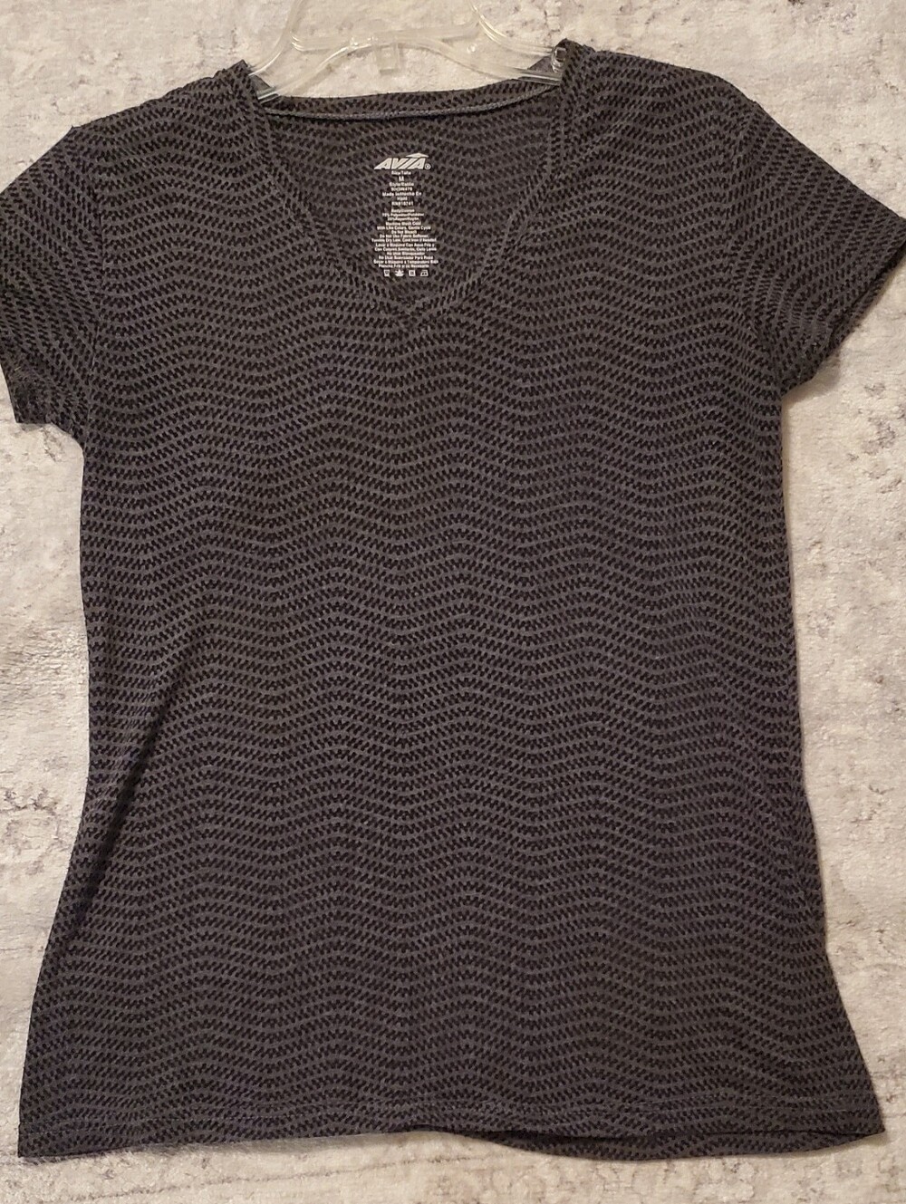 Avia Avtive V-Neck Women's M wave stripe Tee